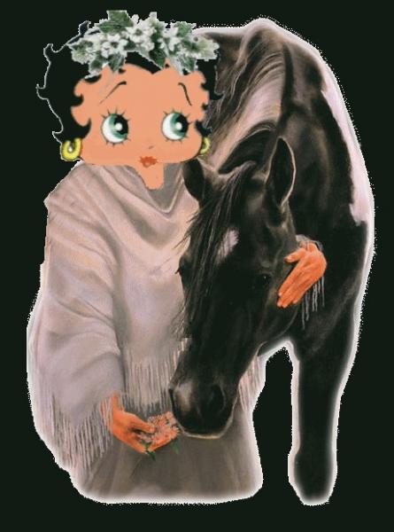 Betty et son cheval