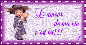 L'amour de ma vie, c'est toi !