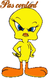 Je suis pas content du tout !