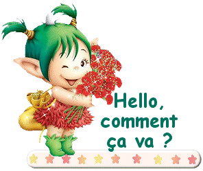 Hello, comment �a va ?