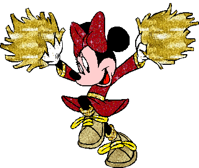 Minnie pom-pom girl